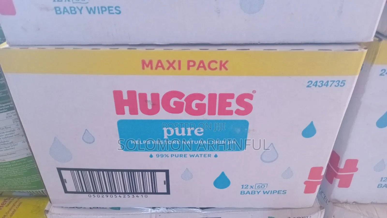 Huggies Pure Baby Wipes