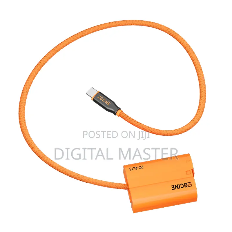 Zgcine Usb-c Pd To El15 For Nikon Dummy Battery Cable