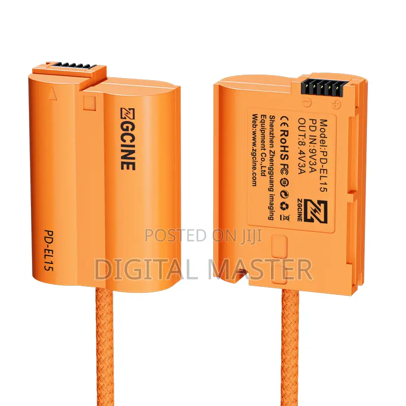 Zgcine Usb-c Pd To El15 For Nikon Dummy Battery Cable