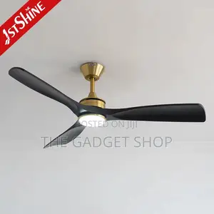 Ceiling Fan With Light( Gold Black )