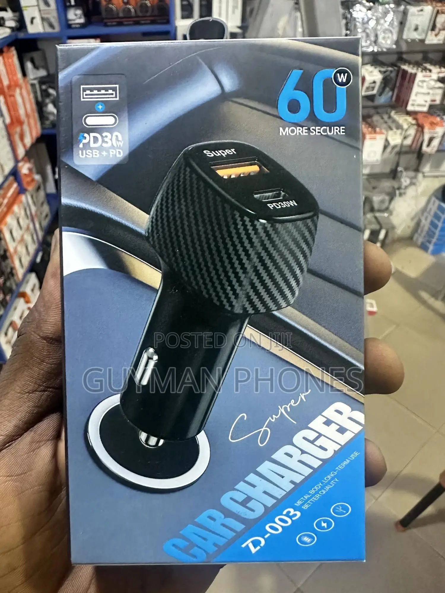 60w Pd Car Charger