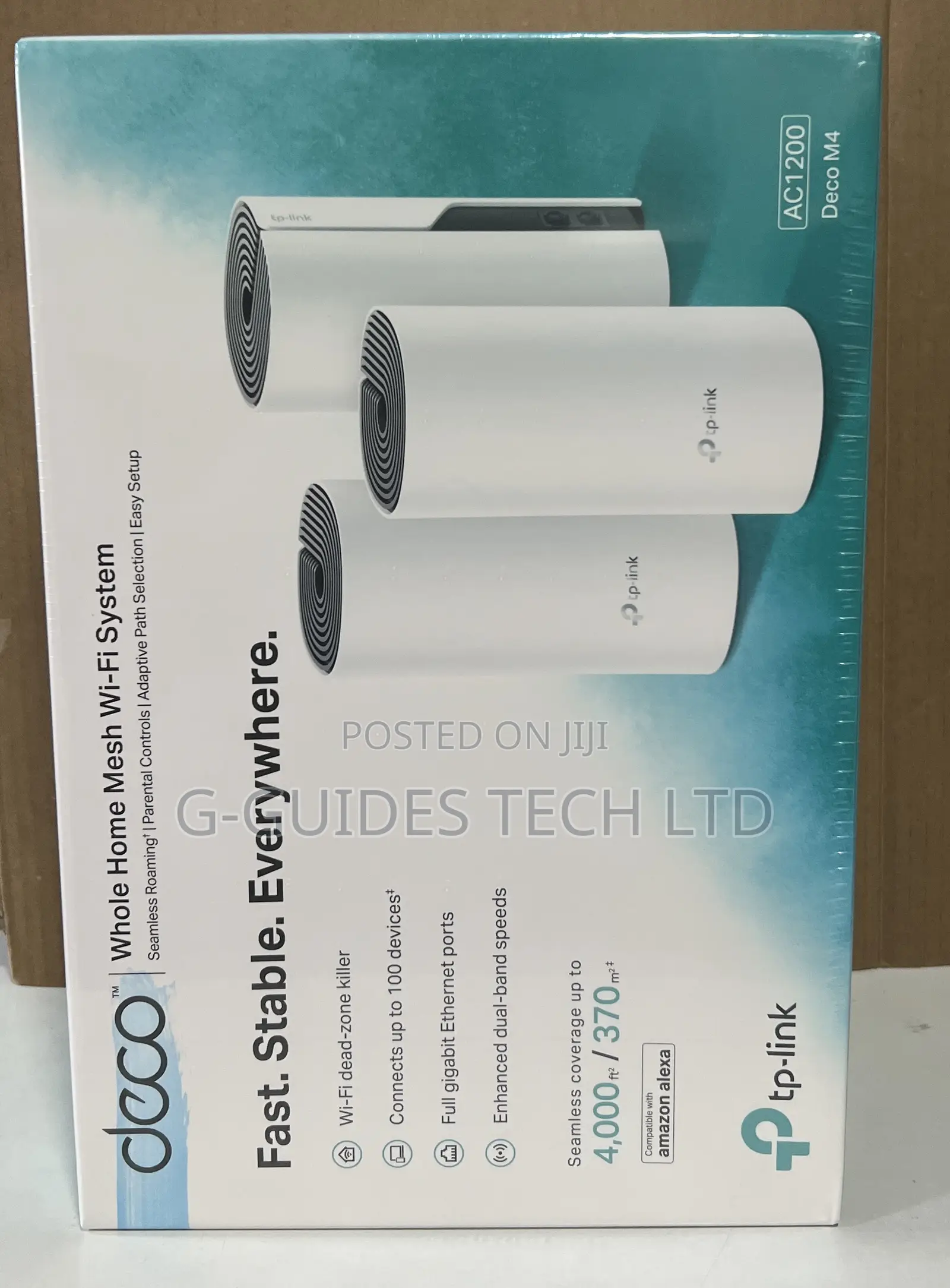 Tp-link Deco M4 Ac1200 Whole Home Mesh Wi-fi System 3-pack