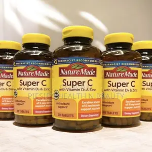 Nature Made Super C With Vitamin D3 and Zinc, Immune Support, 200 Tabs