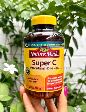 Nature Made Super C With Vitamin D3 and Zinc, Immune Support, 200 Tabs