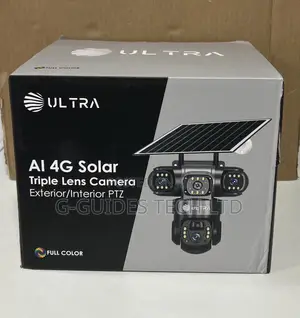 Ultra Ai 4g Solar Triple Lens Camera 6mp, Ultra 4g Solar Camera 3-Lens