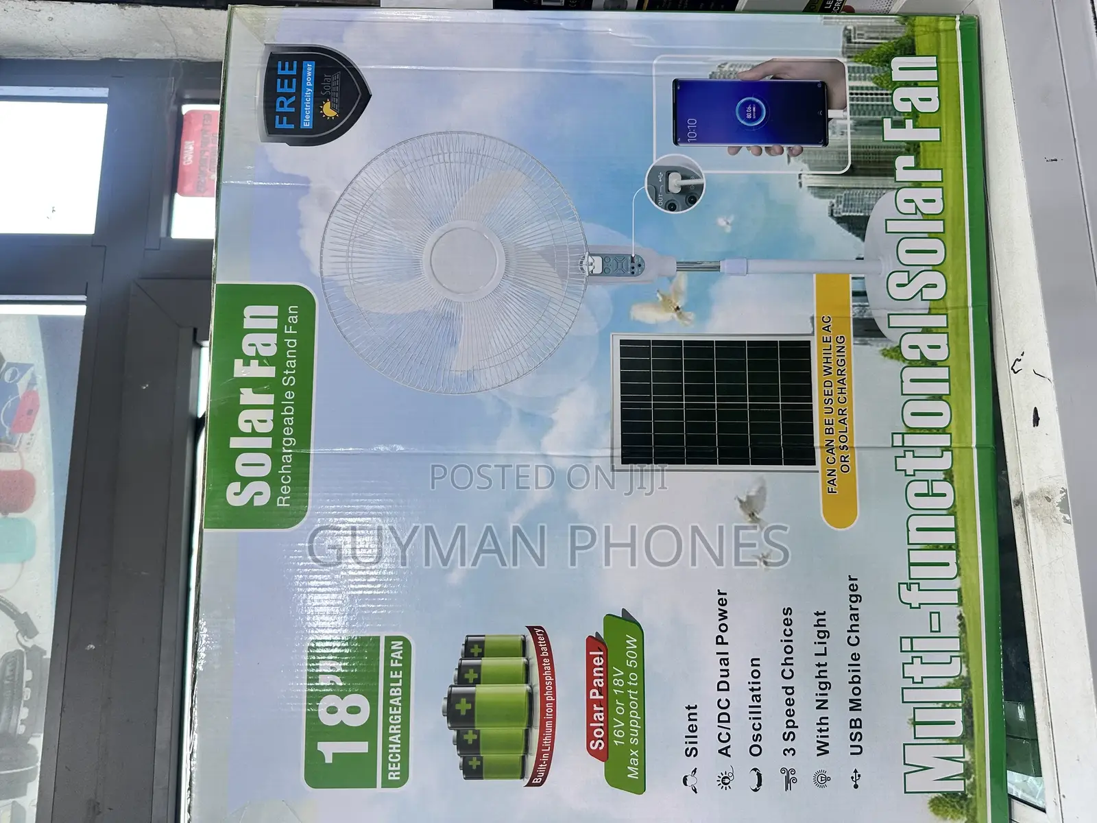 Multifunction Solar Fan