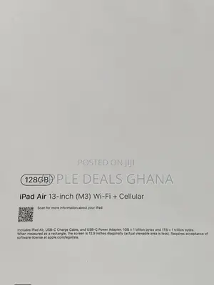 New Apple iPad Air 13 (2025) 128 GB