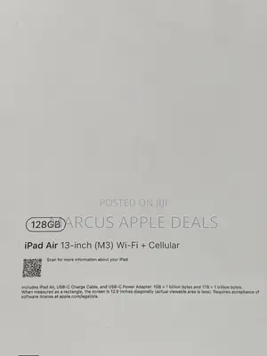 New Apple iPad Air 13 (2025) 128 GB
