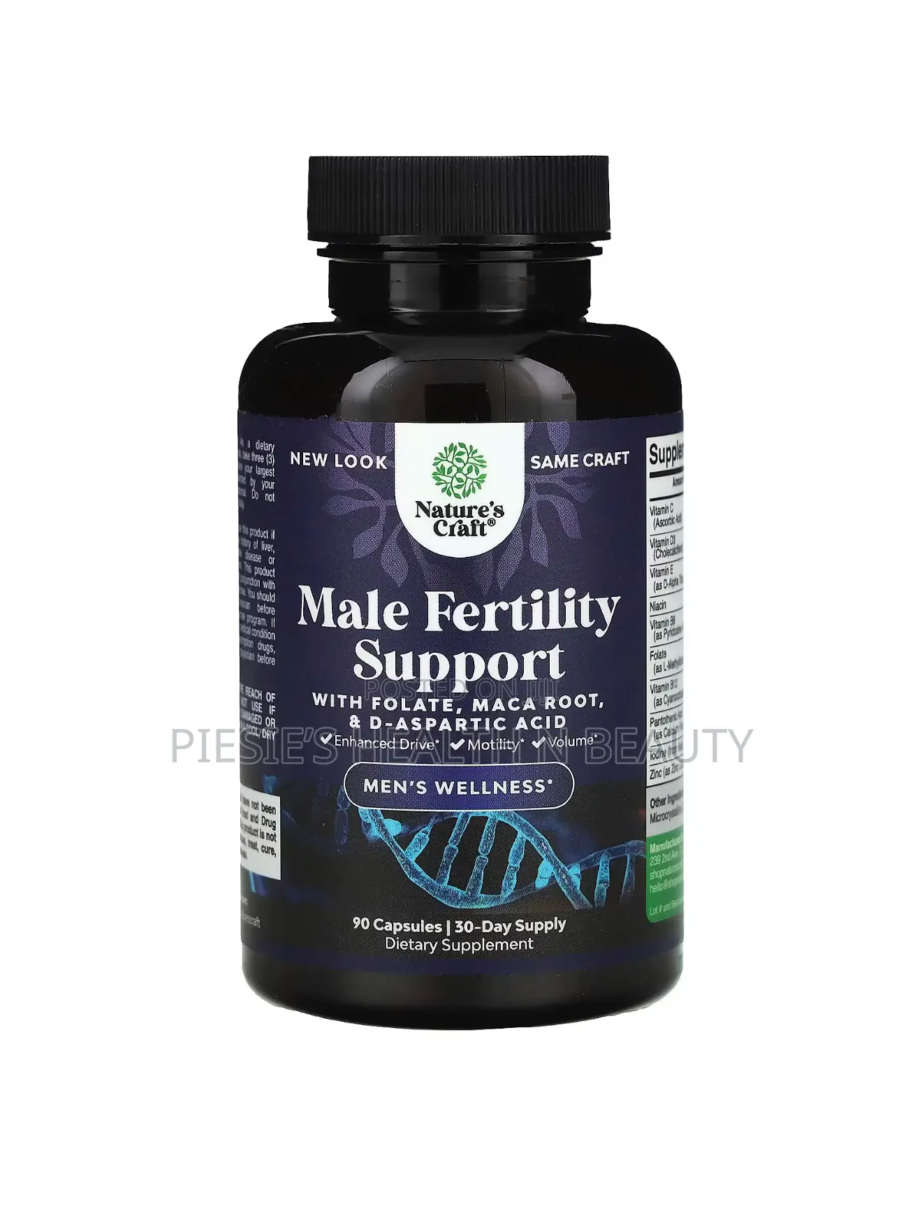 Nature’S Craft Male Fertility Support, 90 Capsules