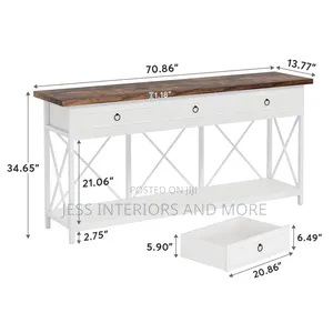Console Table (3-Drawer) 180cm