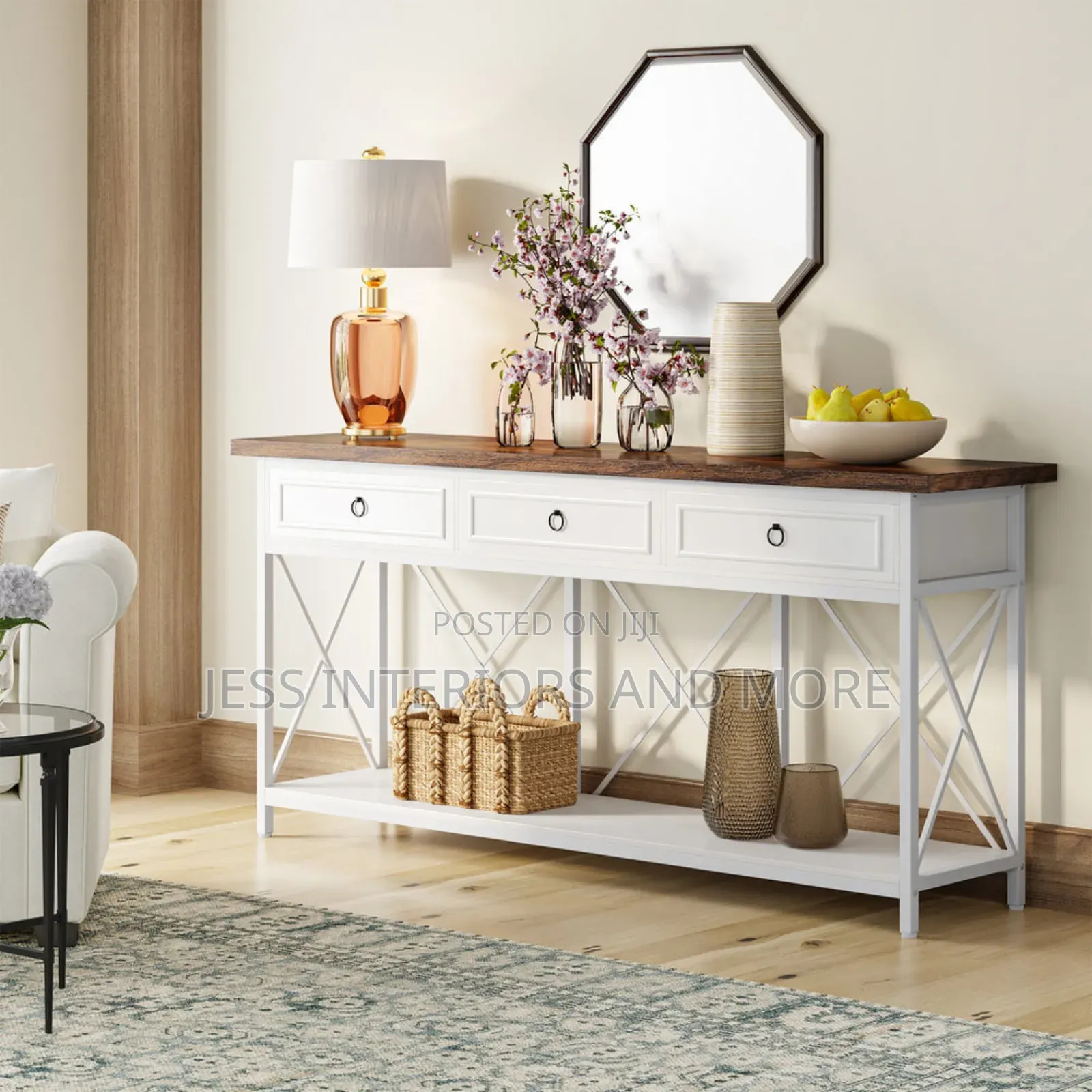 Console Table (3-Drawer) 180cm