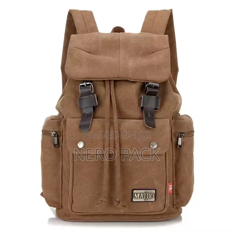 Vintage Waxed Canvas Backpack