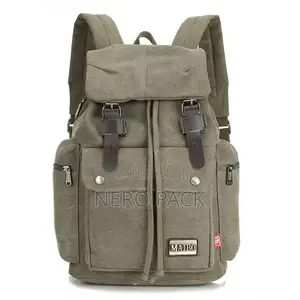 Vintage Waxed Canvas Backpack