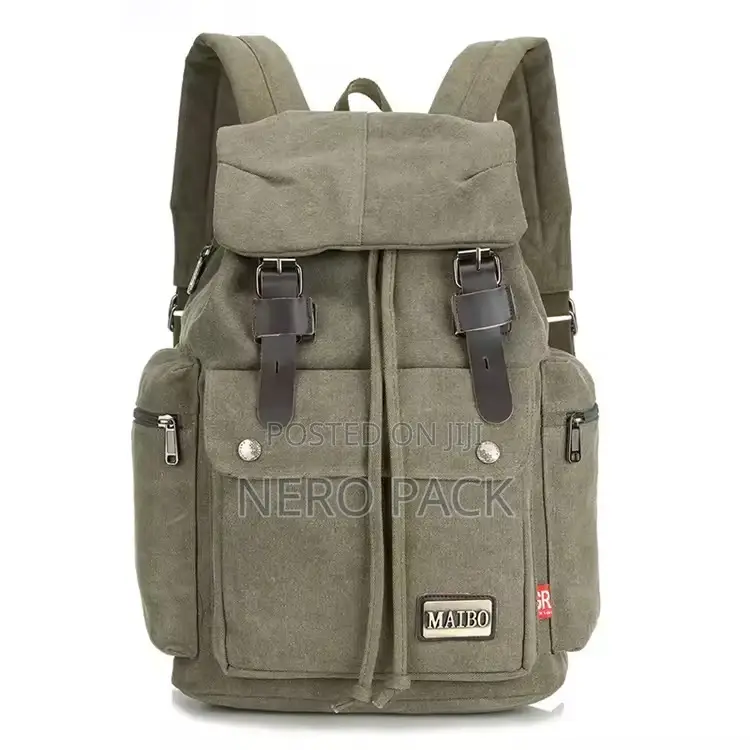 Vintage Waxed Canvas Backpack