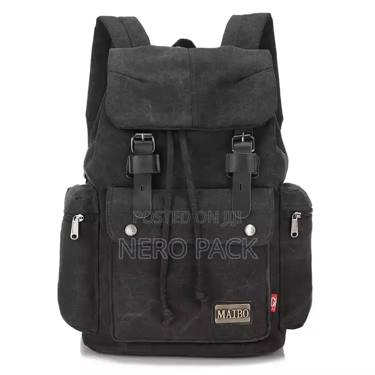 Vintage Waxed Canvas Backpack