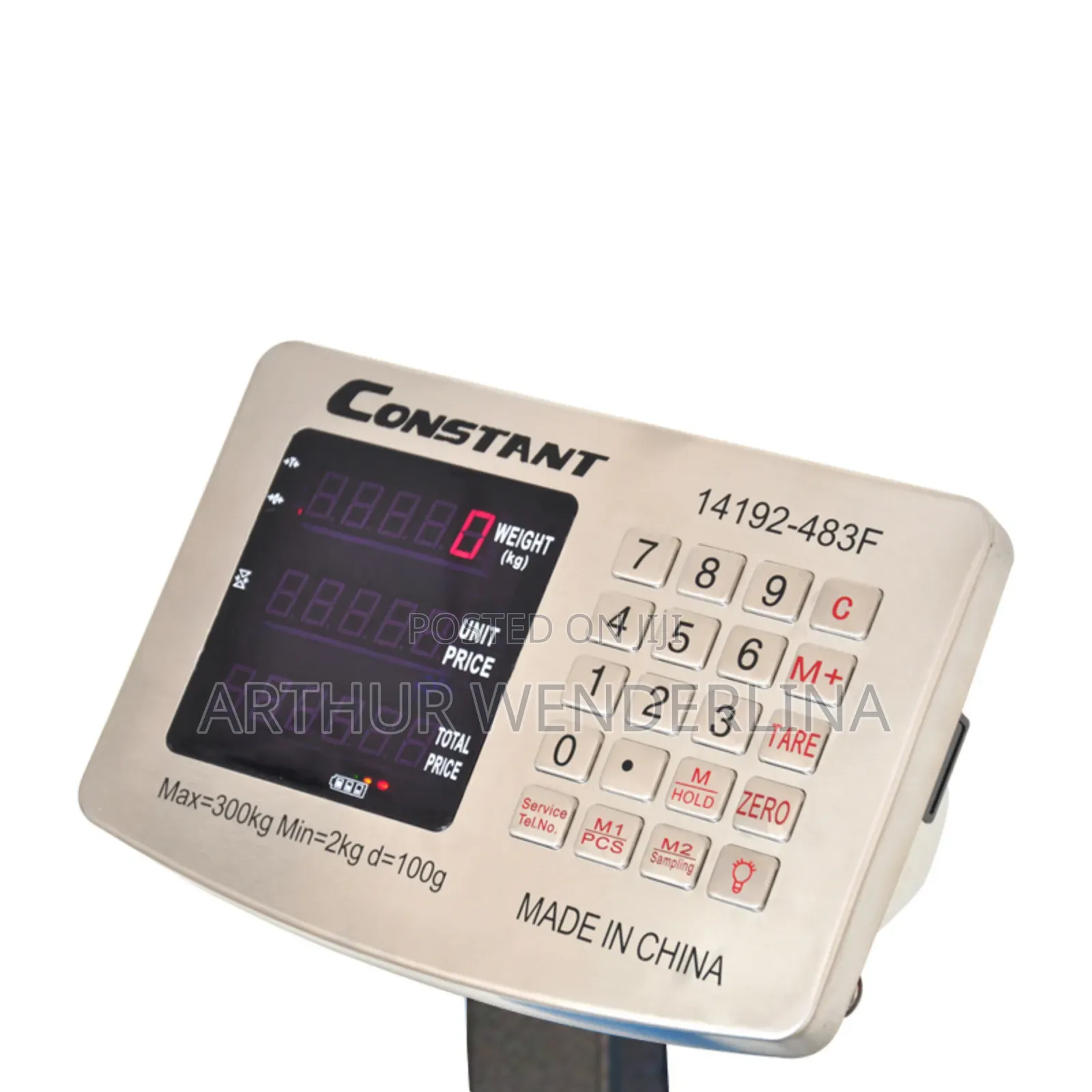 Constant-483f Electronic Digital Platform Scale 300kg/100g