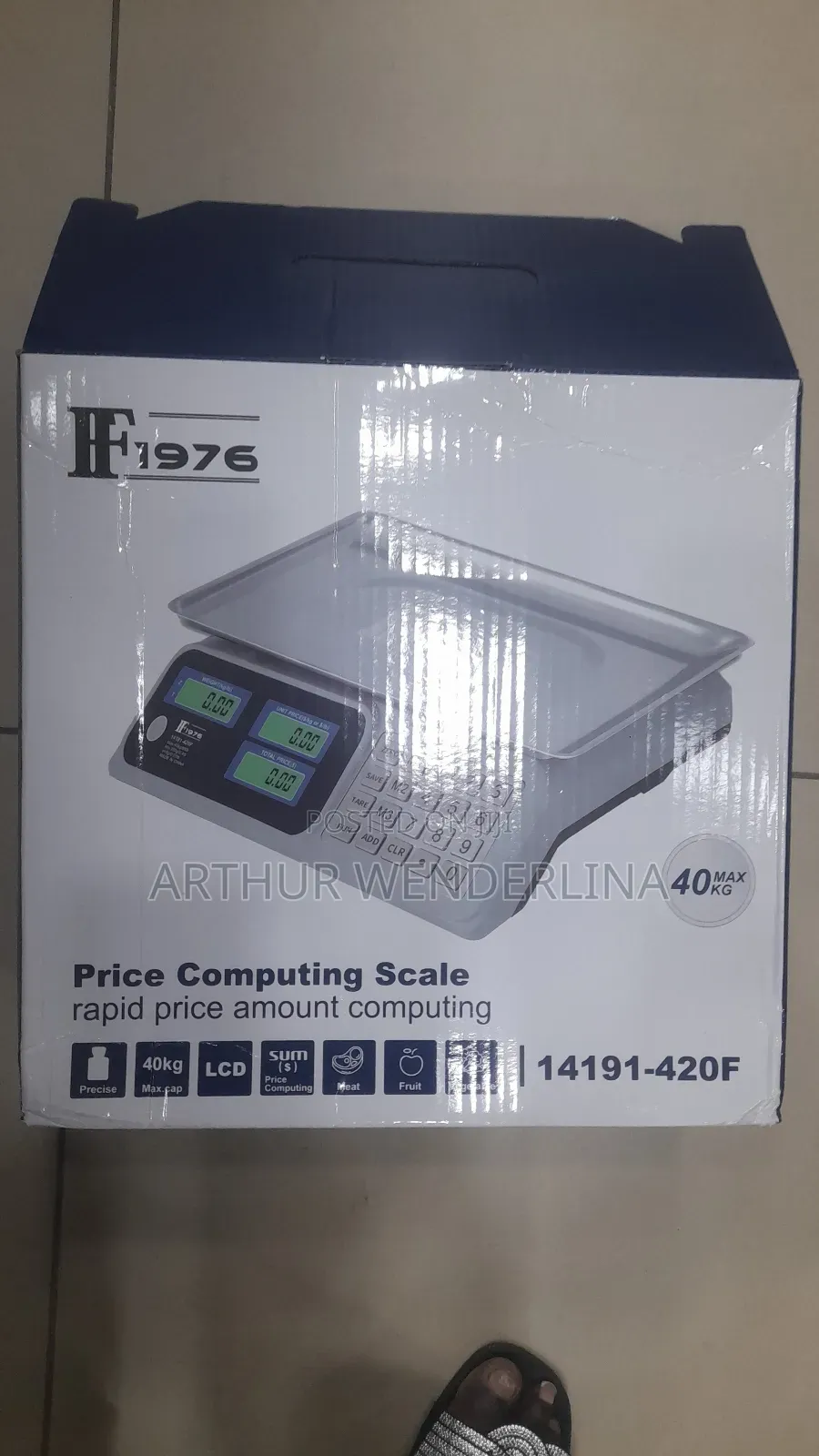 Ff1976-420f Led Dual-display 40kg/5g. Precision