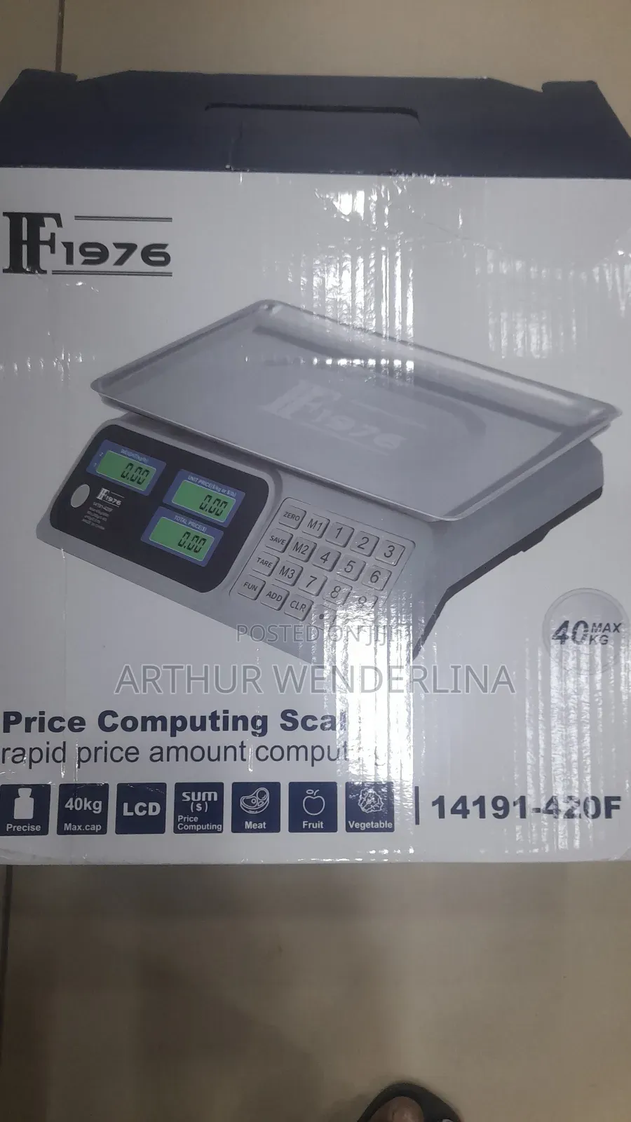 Ff1976-420f Led Dual-display 40kg/5g. Precision