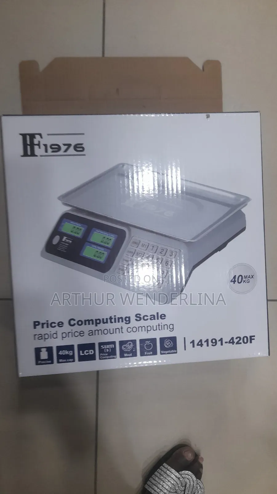 Ff1976-420f Led Dual-display 40kg/5g. Precision
