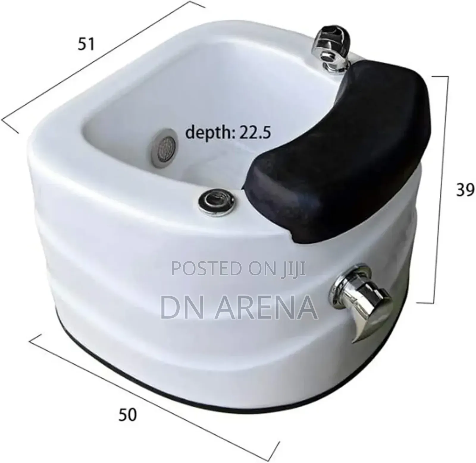 Electric Ceramic Pedicure Manicure Basin / Bowel Foot Bath