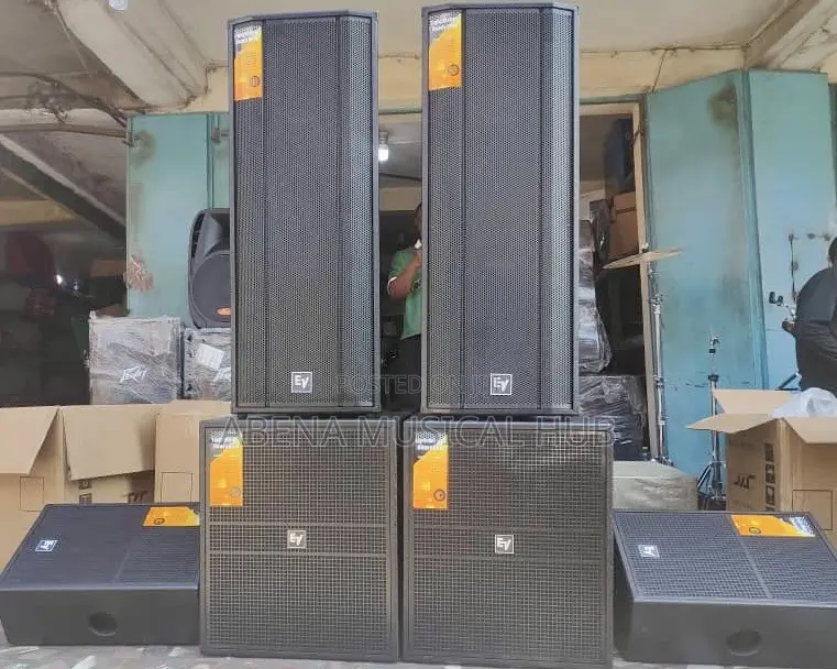Ev Full Range and Single Base With Studio Monitor