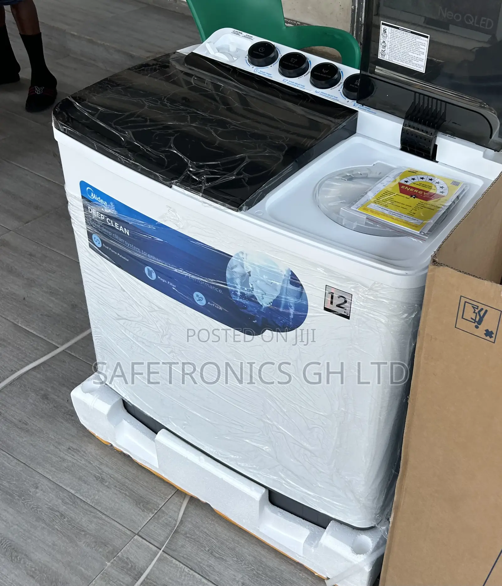Newly Approved Midea Semiautomatic 12kg Topload Washer