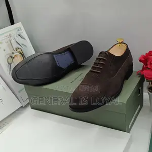 Berluti Suede Coffee Lace Up Men’S Shoe
