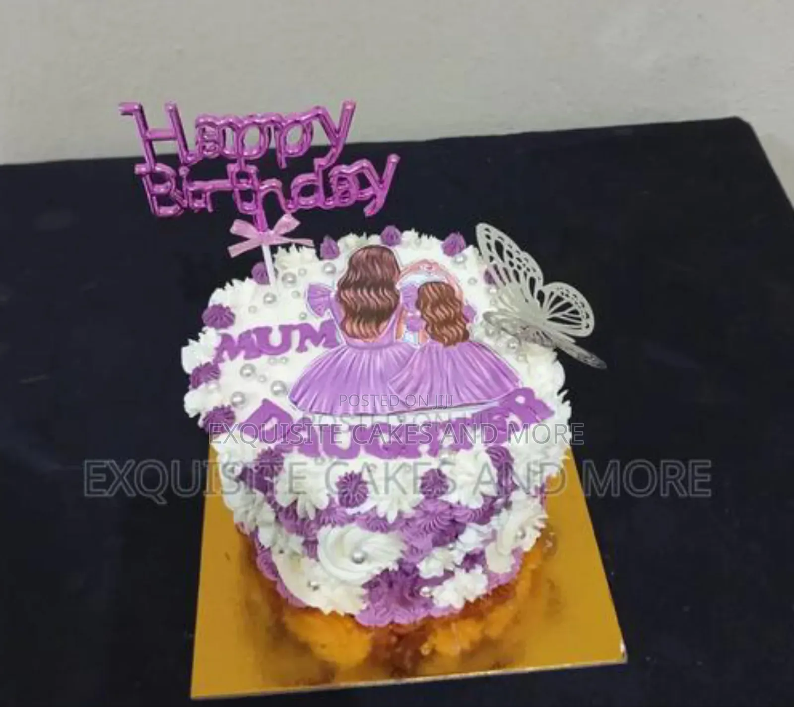 Mother and Daughter Purple Cake, Order Now