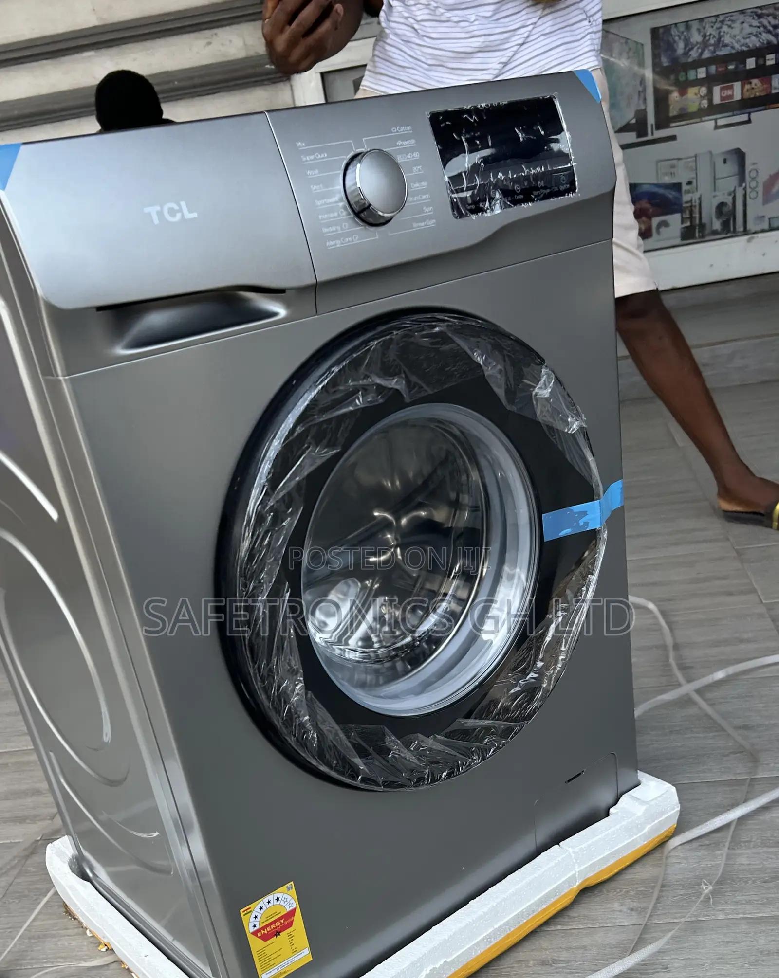 Kindly Check Out P608fl Frontload TCL Grey Fullyautomatic Washer