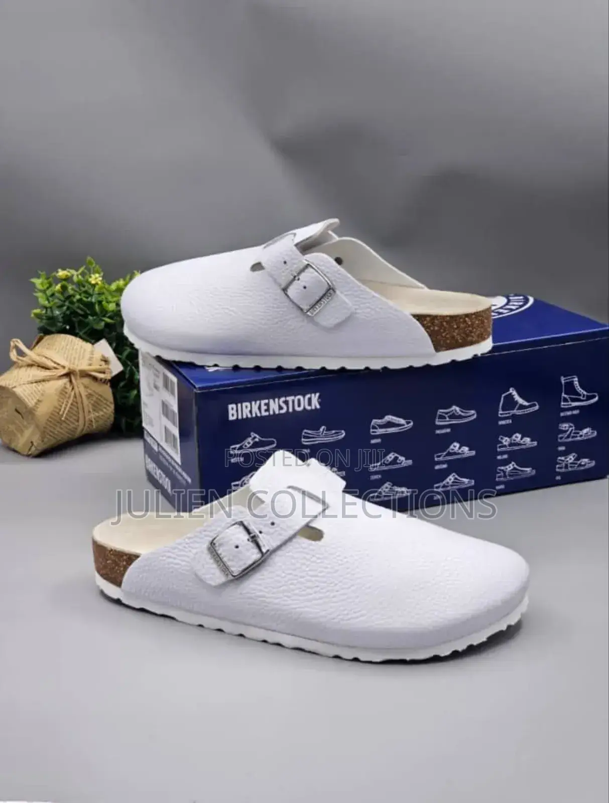 Birkenstock Boston Og Leather White