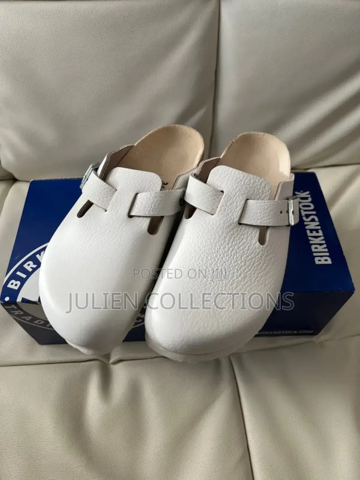 Birkenstock Boston Og Leather White