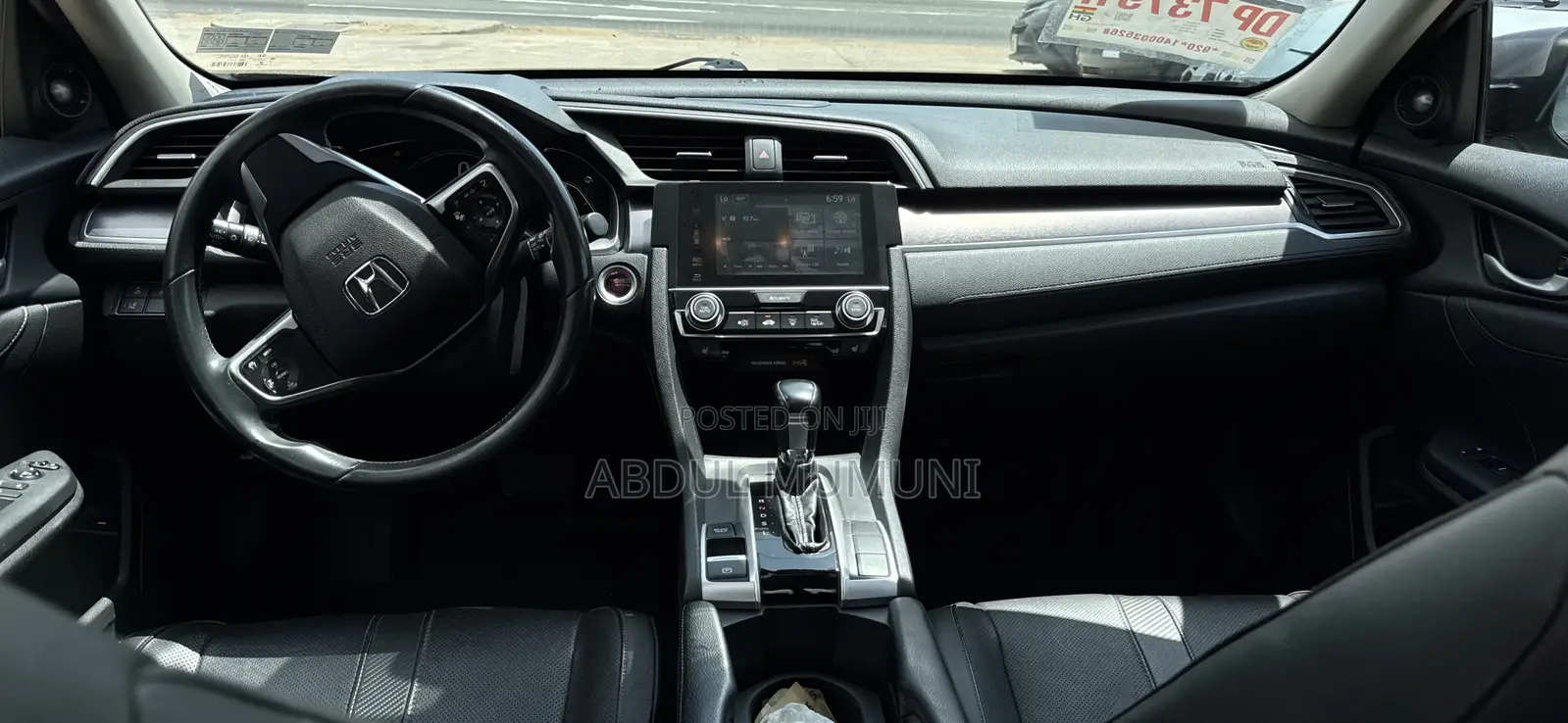 Honda Civic Touring 2dr Coupe (1.5L 4cyl) 2016 Gray