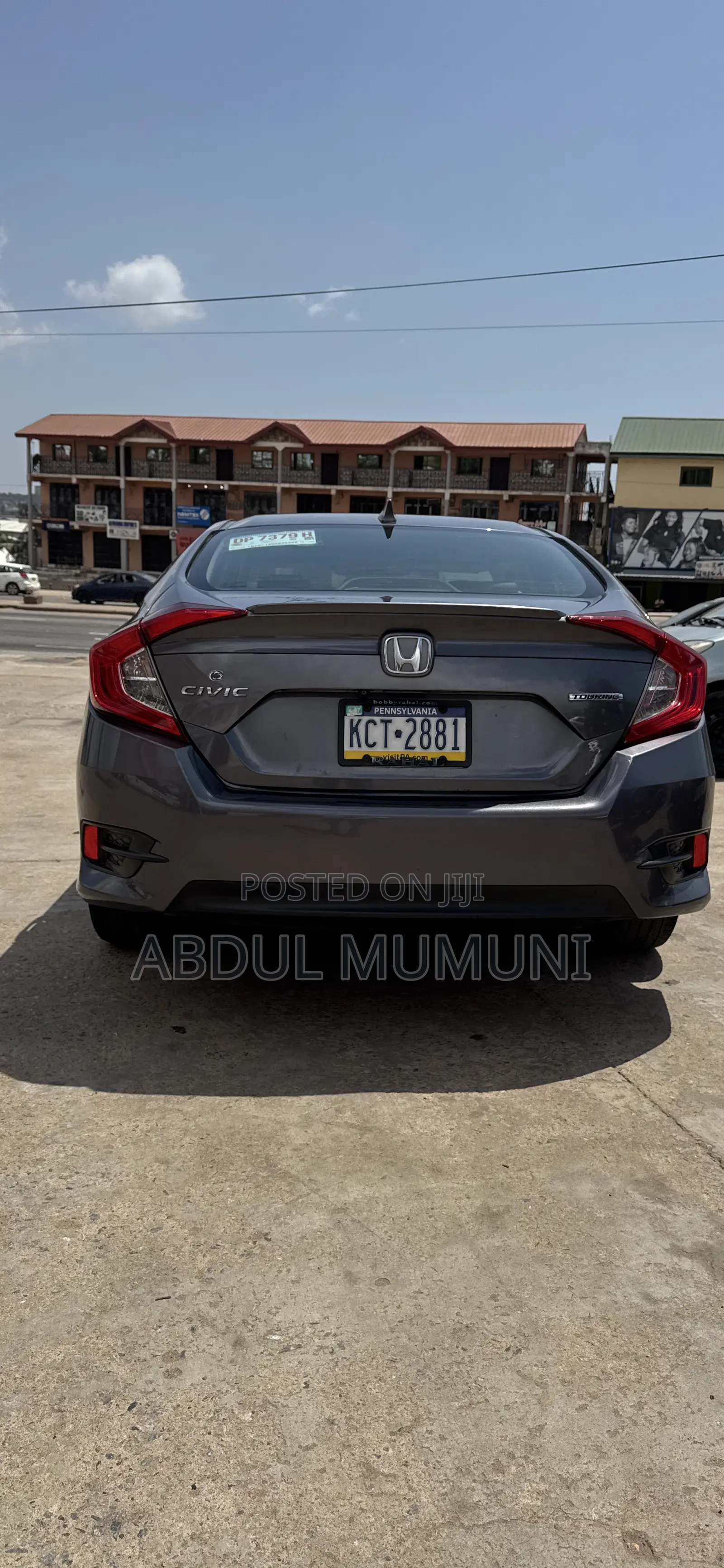 Honda Civic Touring 2dr Coupe (1.5L 4cyl) 2016 Gray