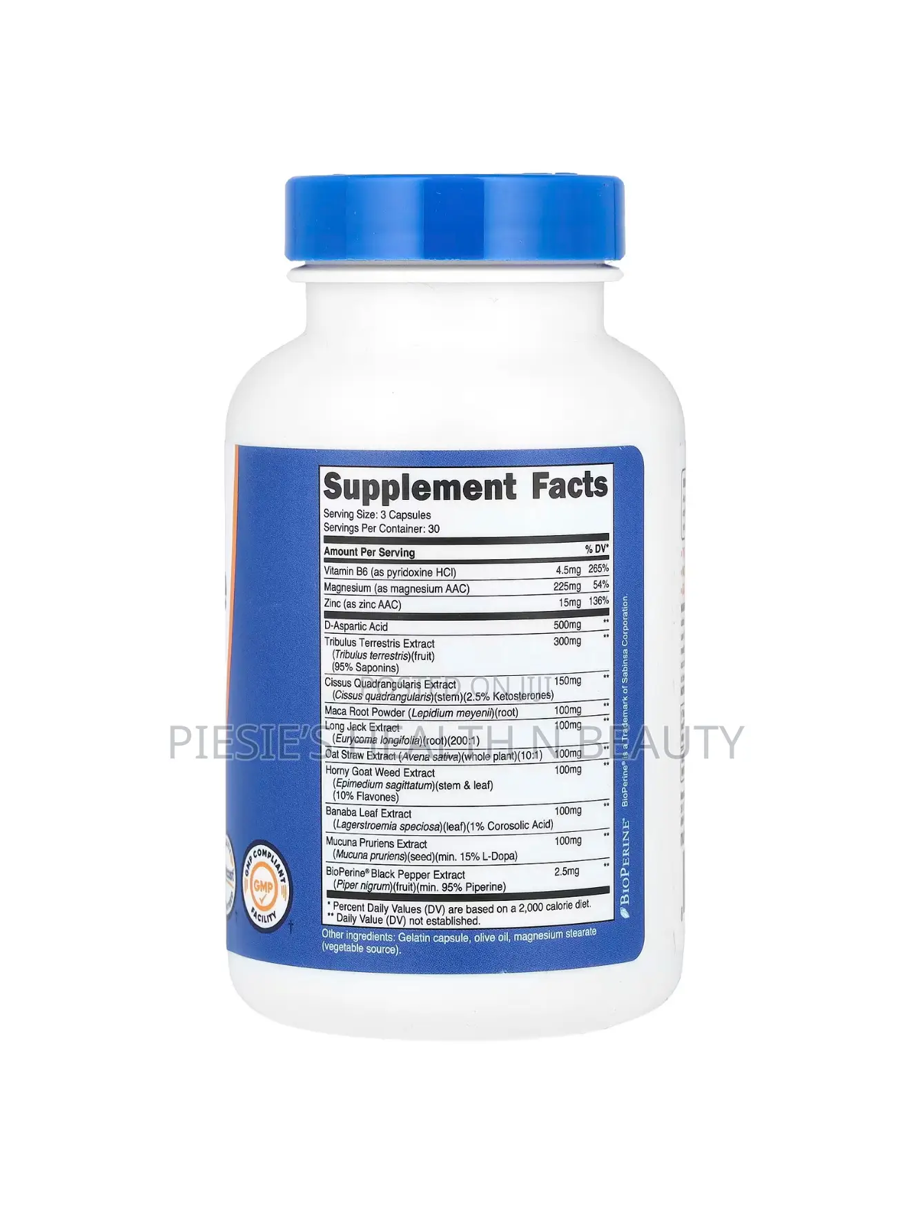 Nutricost Testosterone Complex - 90 Capsules