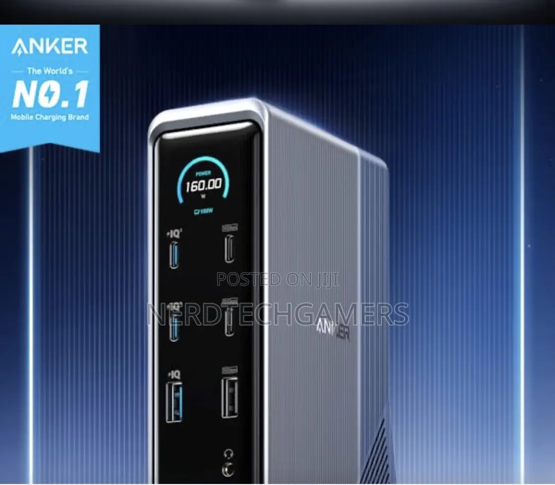 Anker Prime Charging Docking Station (14-in-1, Dual Display, 160w)