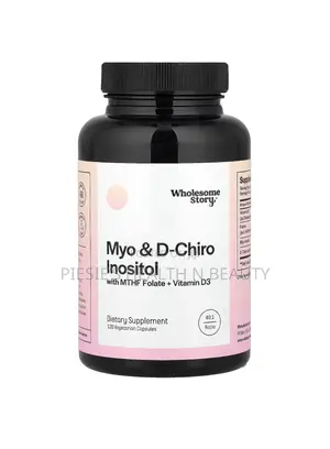 Wholesome Story Myo-Inositol D-Chiro Inositol + MTHF Folate + D3,120s