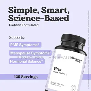 Wholesome Story Organic Vitex Chasteberry Supplement, 120 Capsules