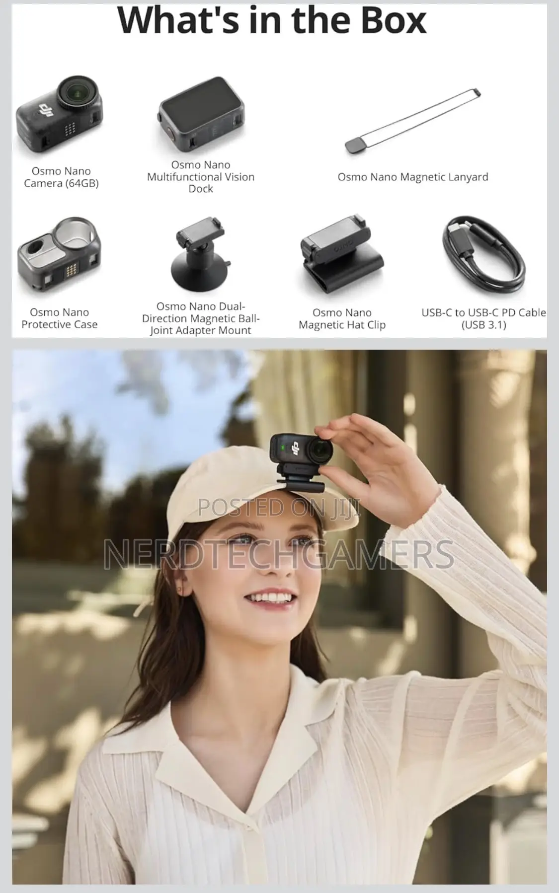 Dji Osmo Nano Standard Combo (128gb) - Small /60fps Vlogging Camera