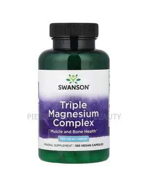 Swanson Triple Magnesium Complex, 100 Capsules