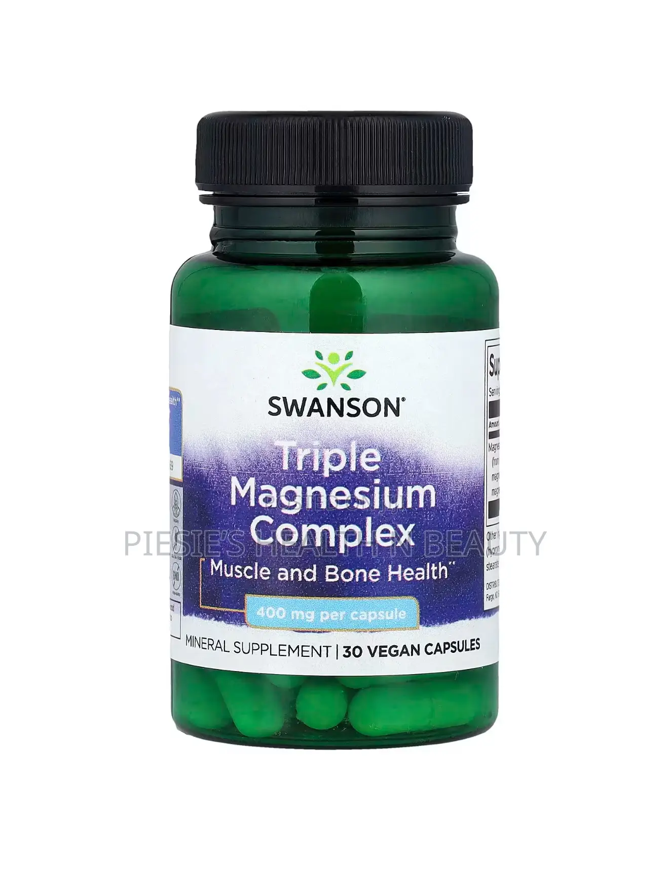 Swanson Triple Magnesium Complex, 30 Capsules