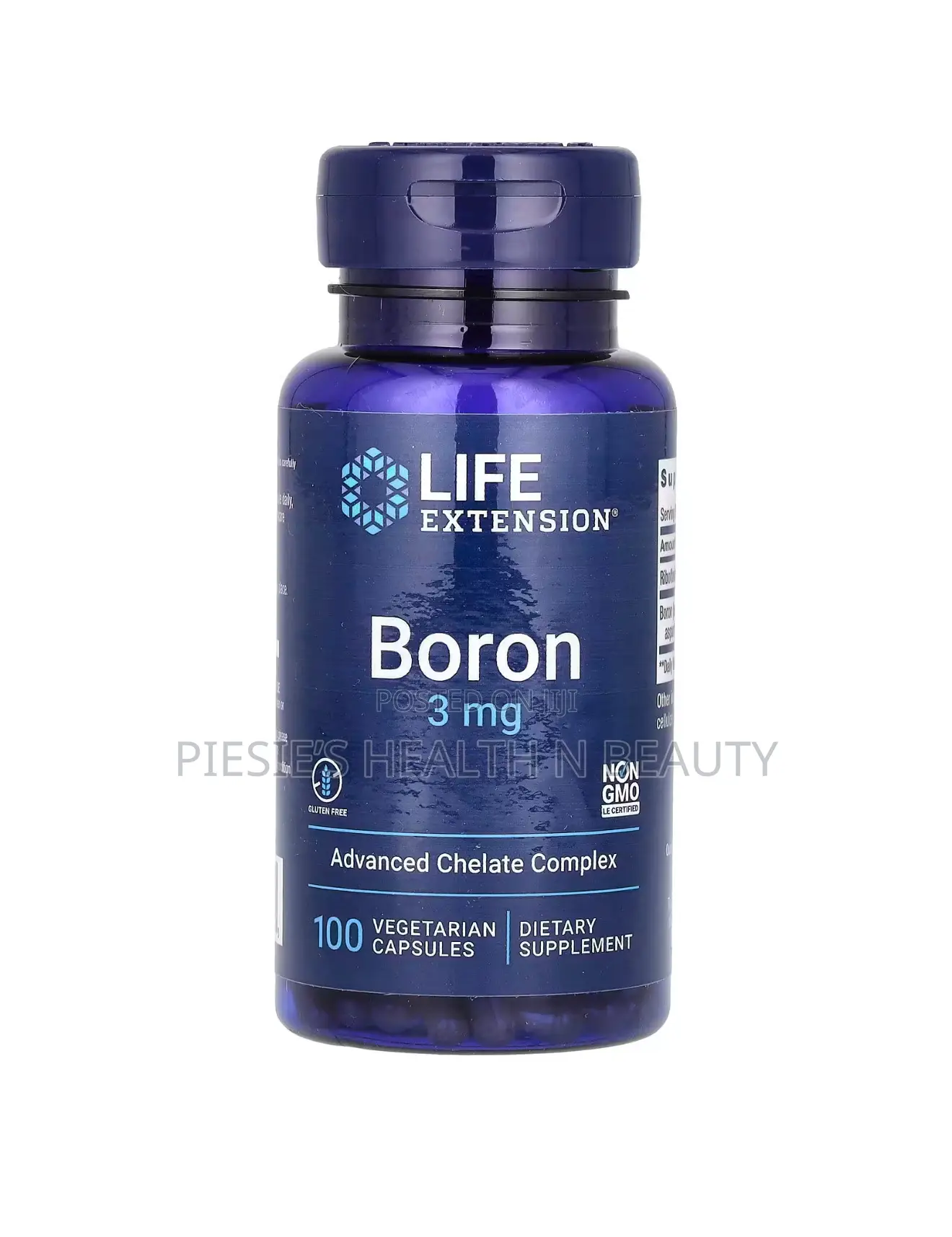 Life Extension Boron 3mg, 100 Vegetarian Capsules