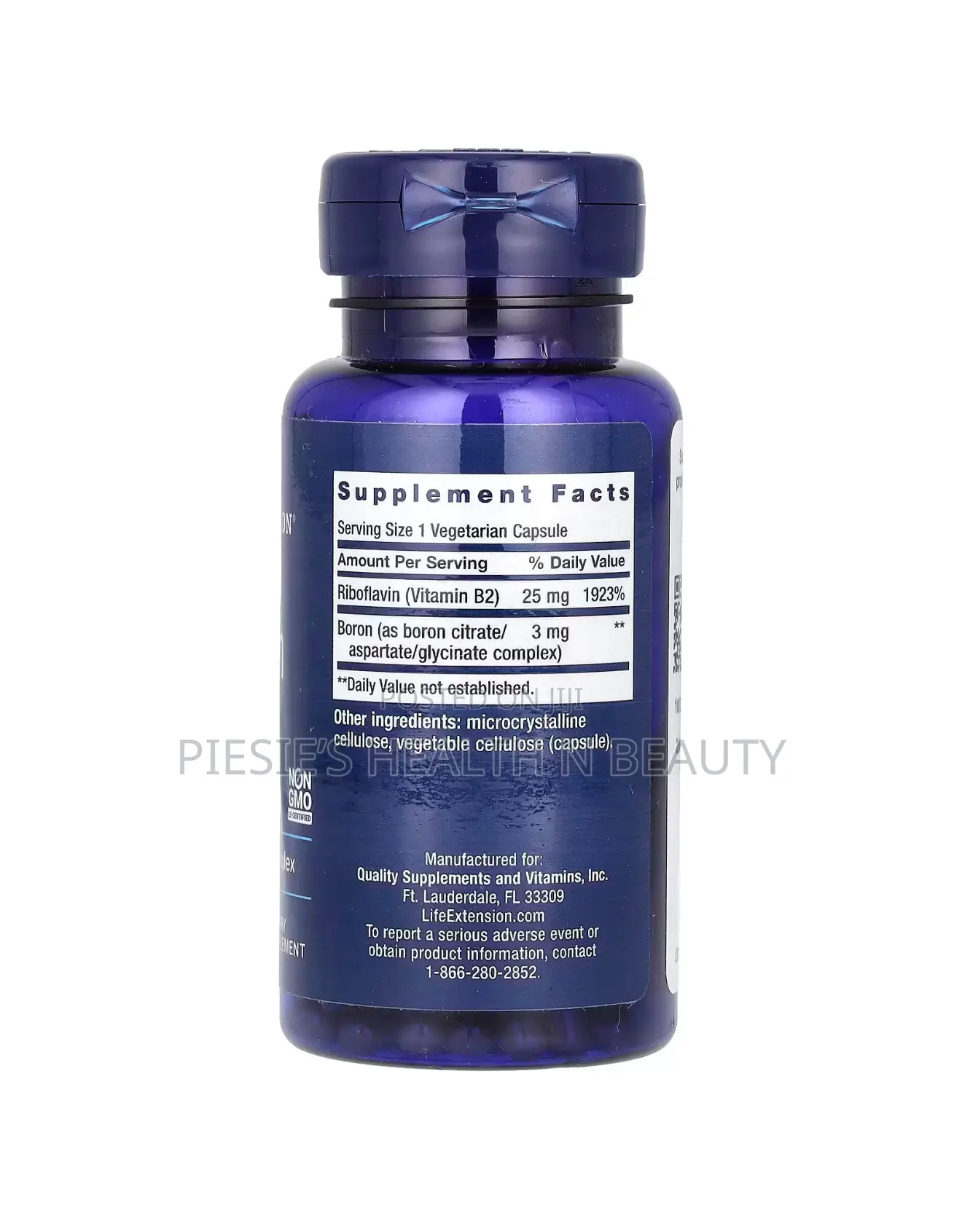 Life Extension Boron 3mg, 100 Vegetarian Capsules