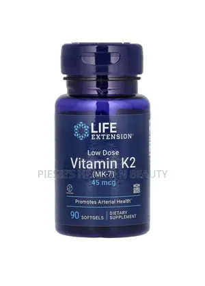 Life Extension Low Dose Vitamin Mk-7 45 McG, 90 Softgels