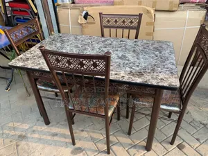 Set of Dining Table With 4 Chairs