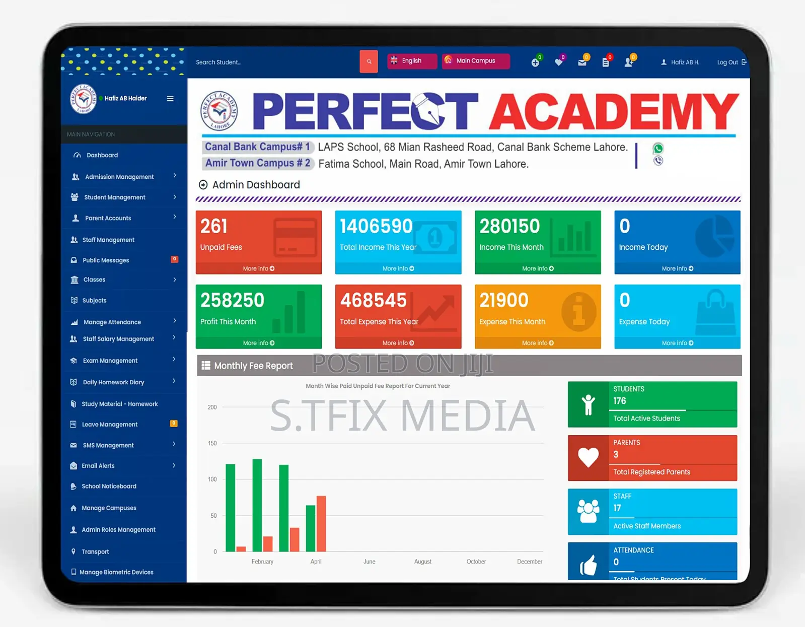 School Management Website and System