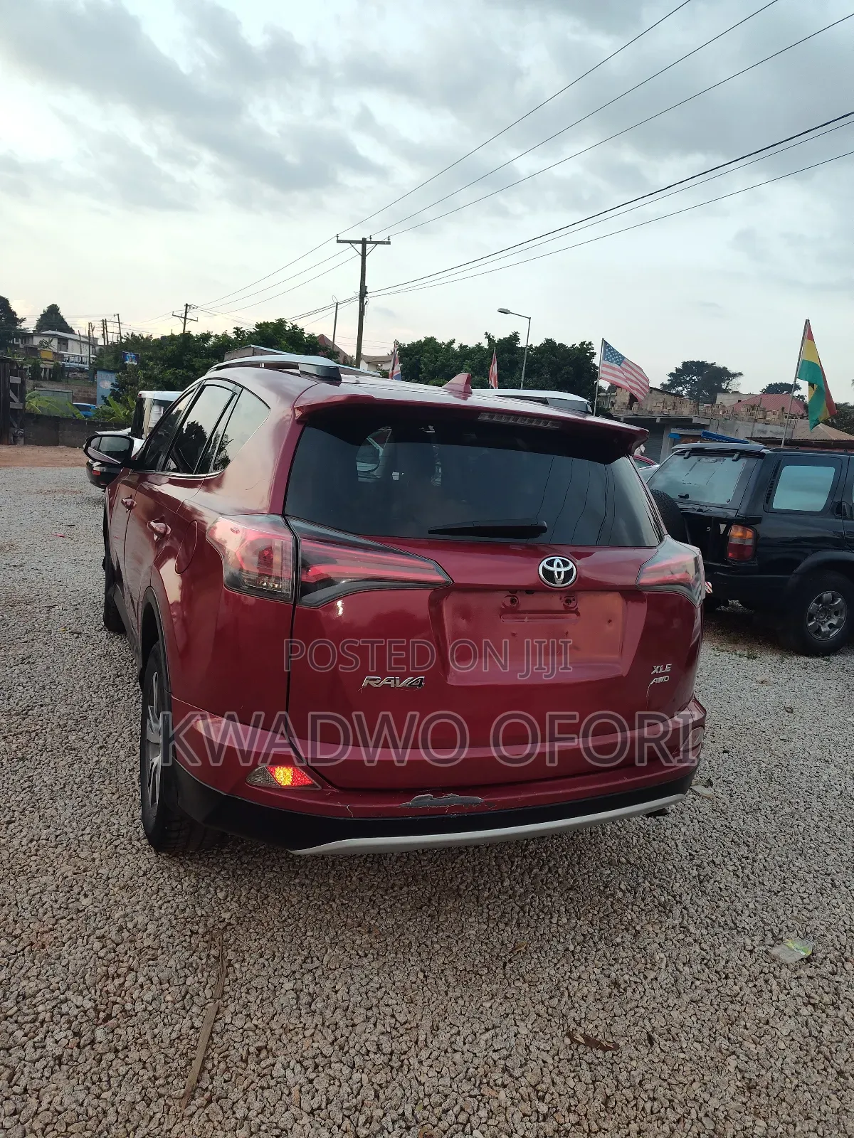 Toyota RAV4 XLE AWD (2.5L 4cyl 6A) 2016 Red