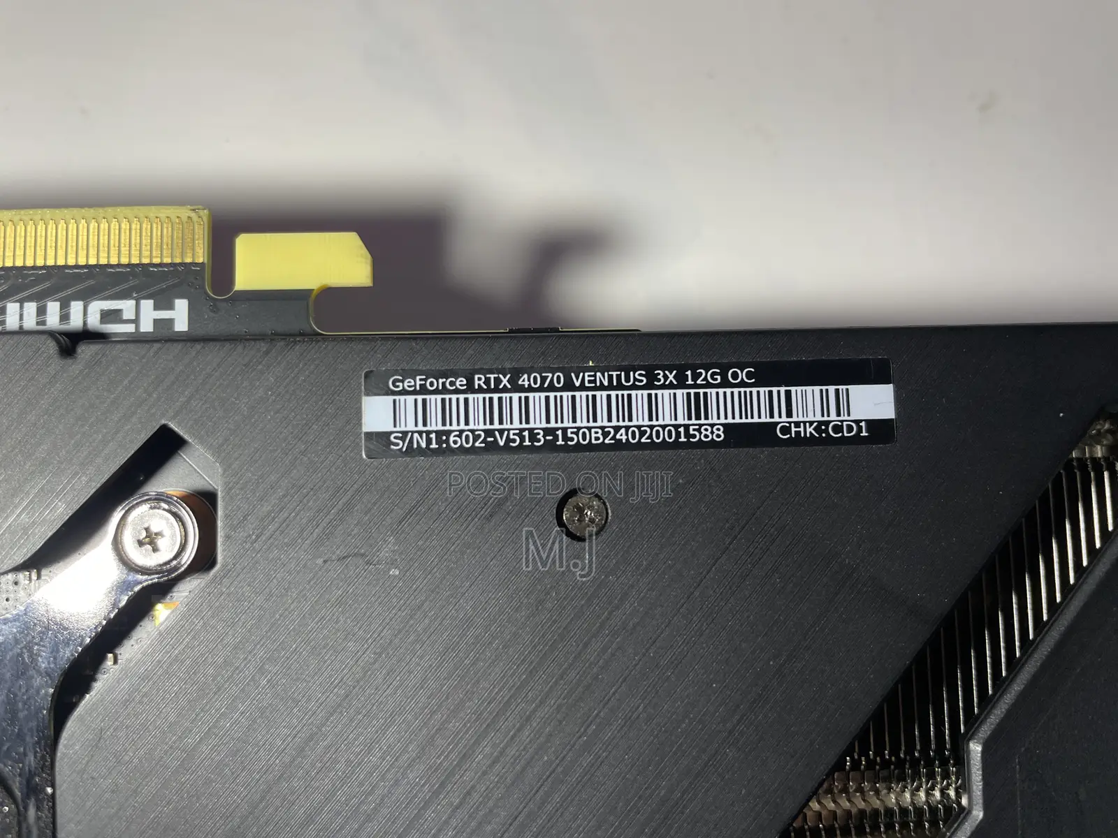 Msi Gaming Geforce RTX 4070 12gb Gdrr6x