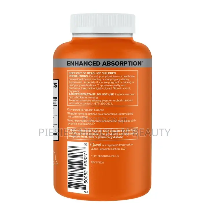 Qunol Turmeric 1,500 Mg., 220 Capsules