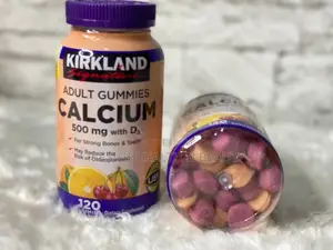 Kirkland Signature Chewable Calcium With Vitamin D3 Adult Gummies, 120