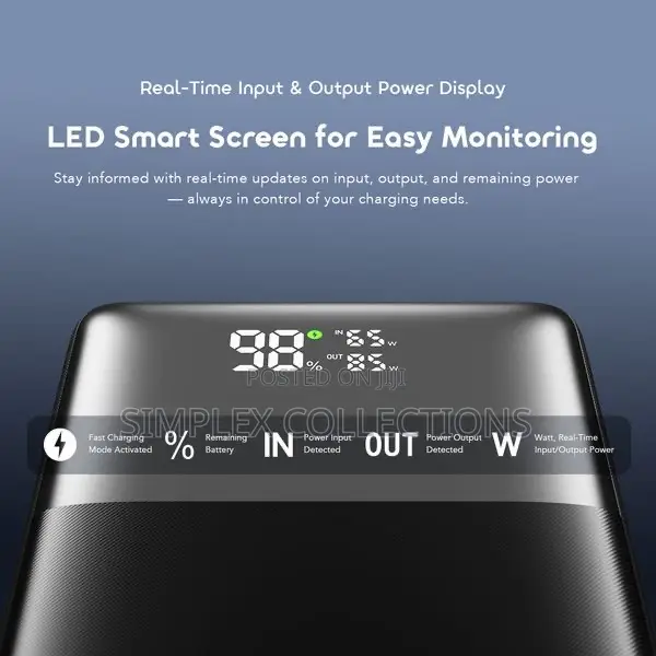 Oraimo Powerjet 501 50000mah 85w Fast Power Banks for Laptops